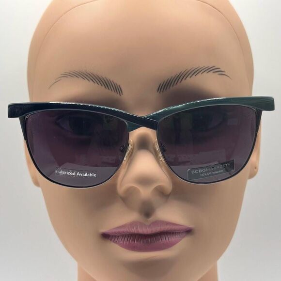 NOS Vintage Y2K Sunglasses | BCBG Max Azria | Gloss | Teal Cat Eye | 2000s Style main image 10